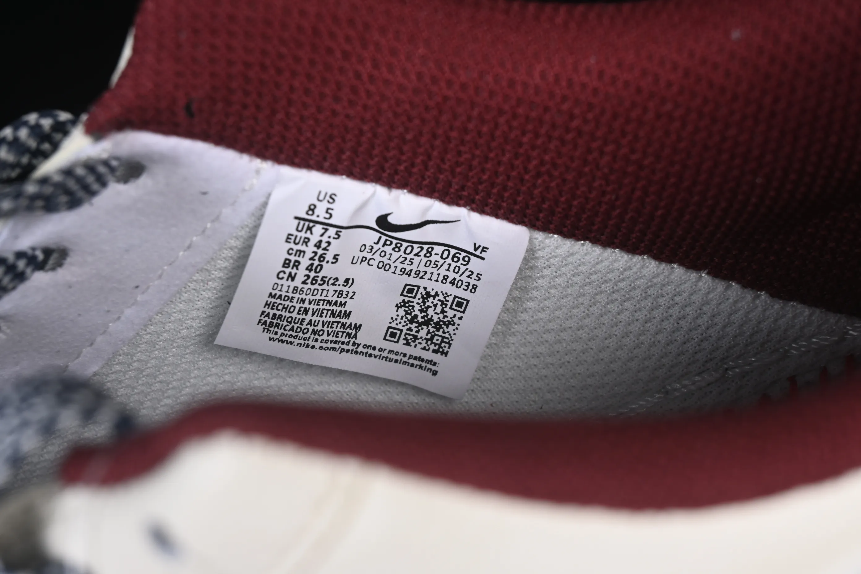 All categories Nk Air Force 1 Air Force series Nk Air Force 1 Low Air Force low-top Nike Air Force 1'07 Low joint blue and red stitching Air Force 1 low-top casual sneakers JP8028-069